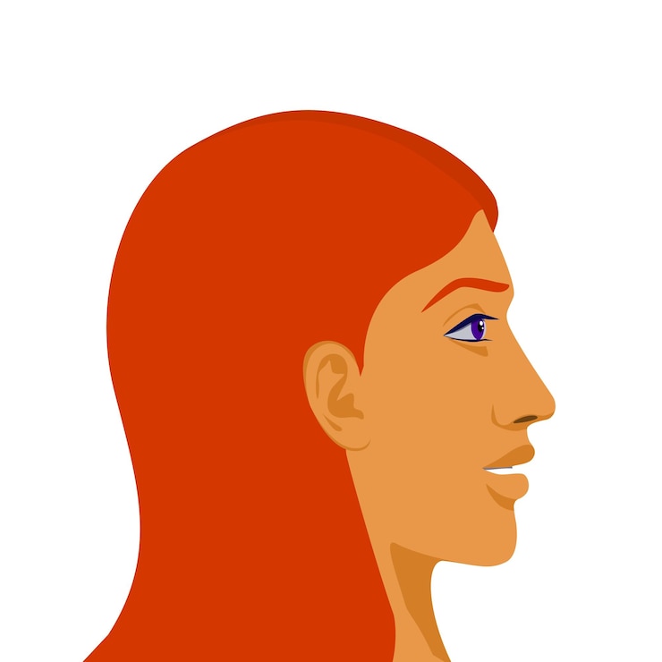 Vetor mulher conversando com alguém comunicação nas redes sociais e na reunião