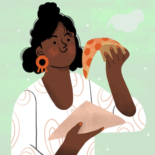 Vetores de Mulher De Cozinheiro Chef Mestre Feminino Personagem De Desenho  Animado Engraçado Com Cabeça Grande Segurando Saborosa Pizza Ilustração Em  Vetor Humorístico e mais imagens de Pizza - iStock