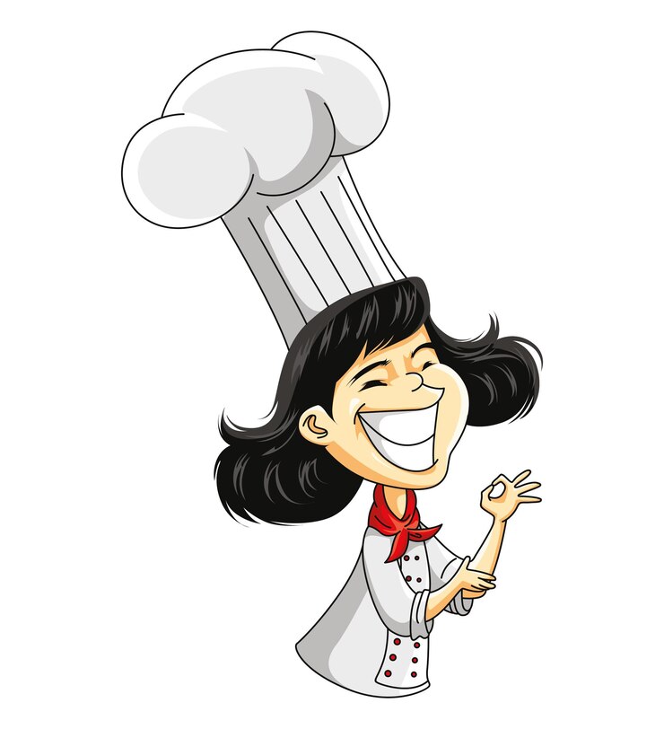 Vetor mulheres chefes felizes