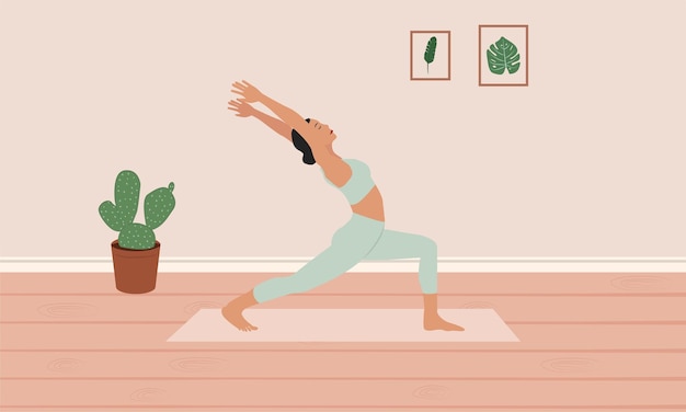 Mulheres praticando yoga em postura de arremesso alto