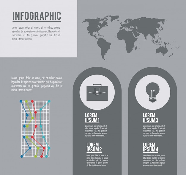 Mundo inteiro infográfico