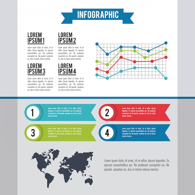 Mundo inteiro infográfico