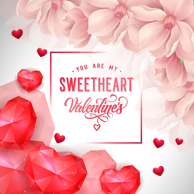 My sweetheart valentines lettering