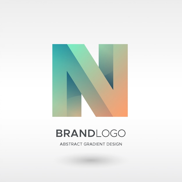 N gradient logo