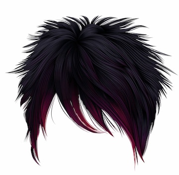 Imagem transparente de emo cabelo PNG