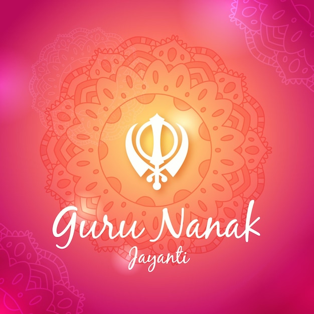 Nanak jayanti, guru do design plano