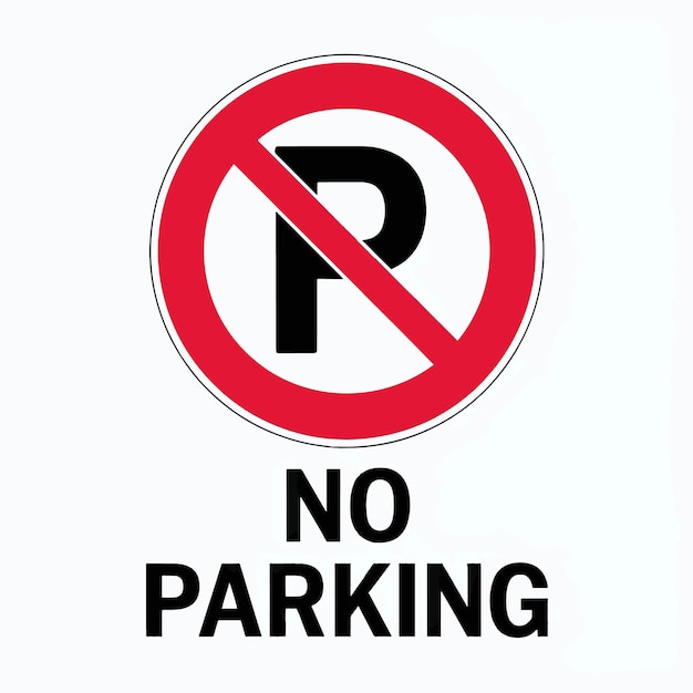 Não há sinal de estacionamento