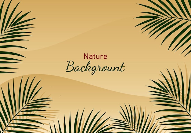 Natura Fonte de folhas de coco no deserto