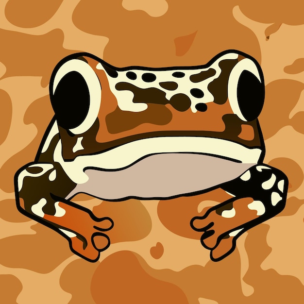 Vetor natureinspired 2d flat earth camo ilustração vetorial padrão sem costura