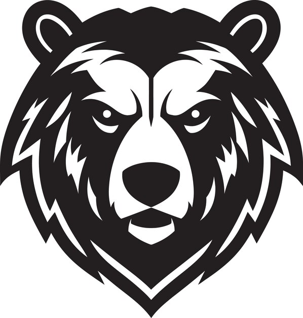 Natureza Graça Urso Selvagem Vector Gráfico Vectorizado Vitalidade Urso Negro Vector Arte