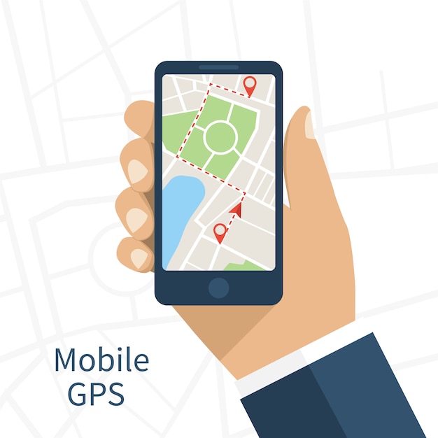 Navegação gps móvel