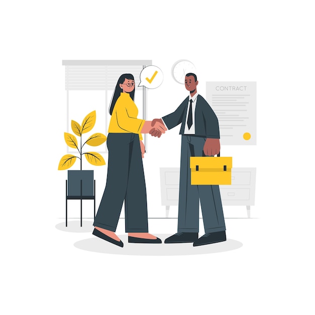 Negócio Flat Ilustrações vetor