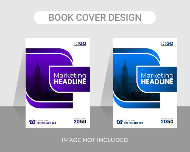 Negócios corporativos e criativo moderno simples relatório anual design de capa de livro modelo tamanho a4