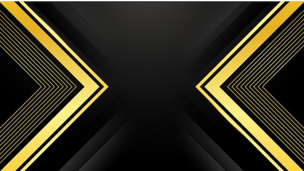Negro e Ouro Luxury Abstract Background para slide de fundo, etc.