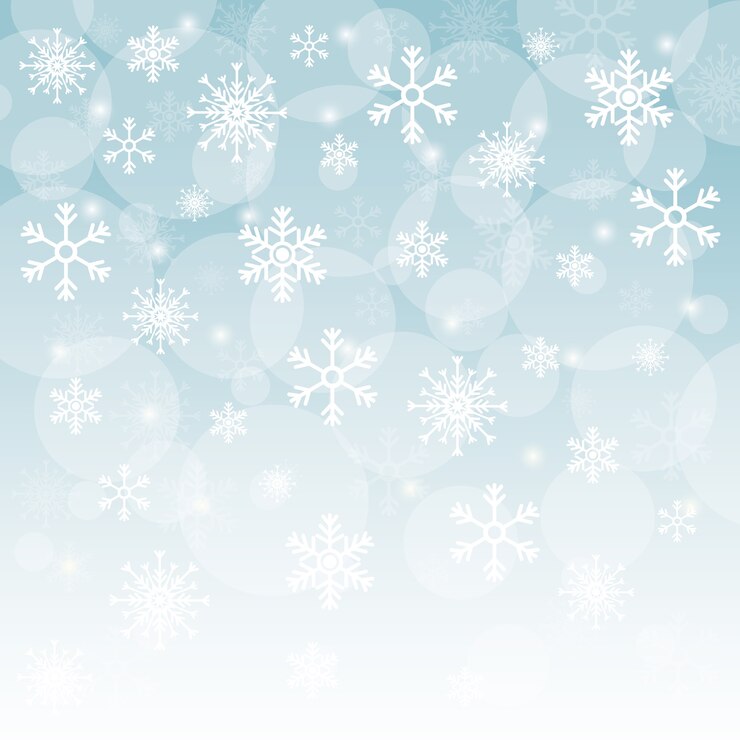 Vetor neve de inverno ou floco de neve