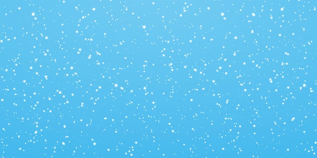 Neve de natal flocos de neve caindo sobre fundo azul ilustração vetorial de queda de neve