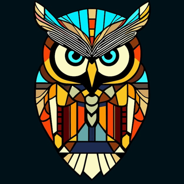 Vetor night owl vector sinfonia das sombras na arte gráfica