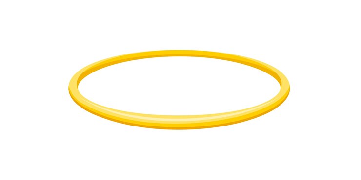 Vetor nimbus de anjo dourado para decoração halo celestial amarelo decorativo