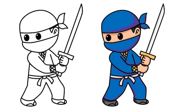 Desenhos de Ninja para colorir e imprimir - Pop Lembrancinhas