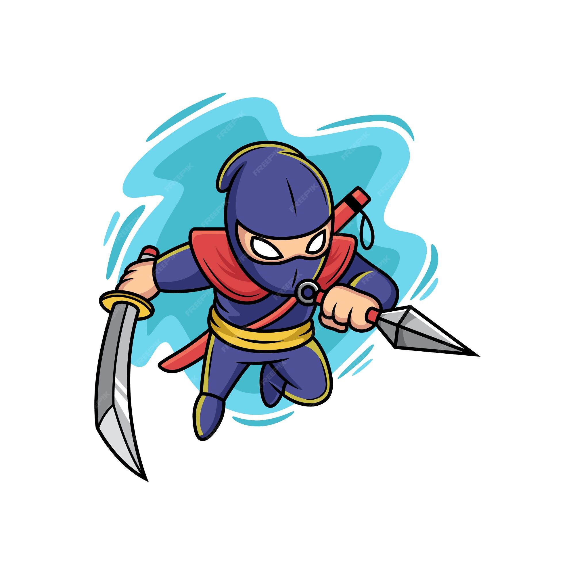 Chute ninja, ninja, desenho animado, PostScript encapsulado png