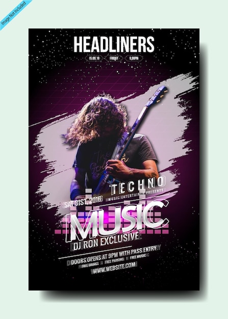 Noite de Música Techno DJ Ron Evento Exclusivo