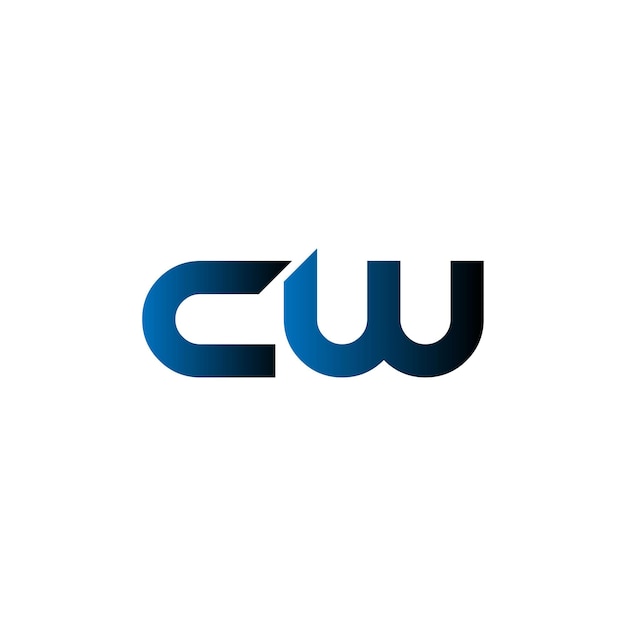 Vetor nome e logotipo da cw