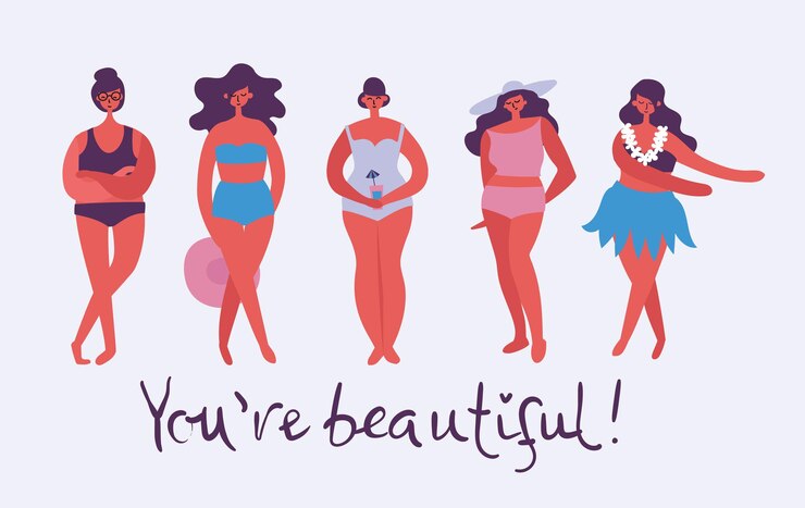 Vetor nós podemos fazer isso. conceito feminino e design de empoderamento feminino para banners