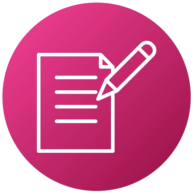 Notas de design vetorial Estilo de ícone