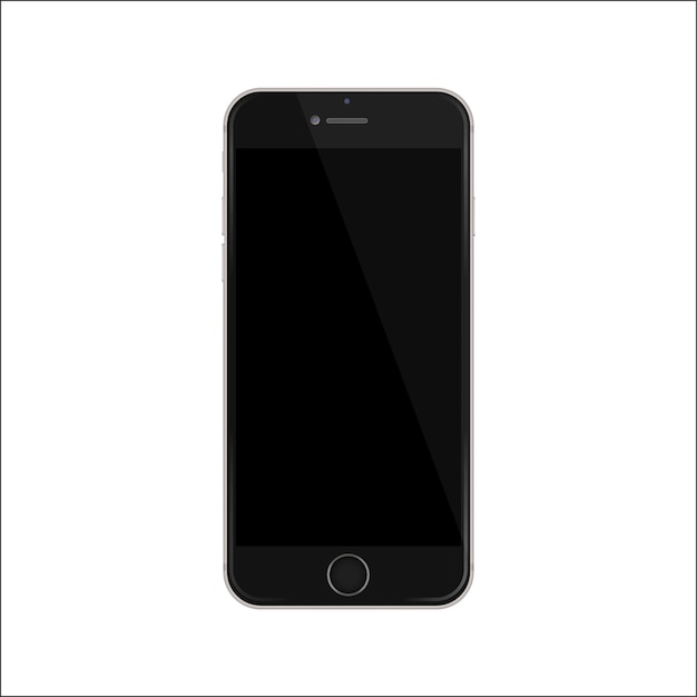 Nova versão do smartphone slim preto.