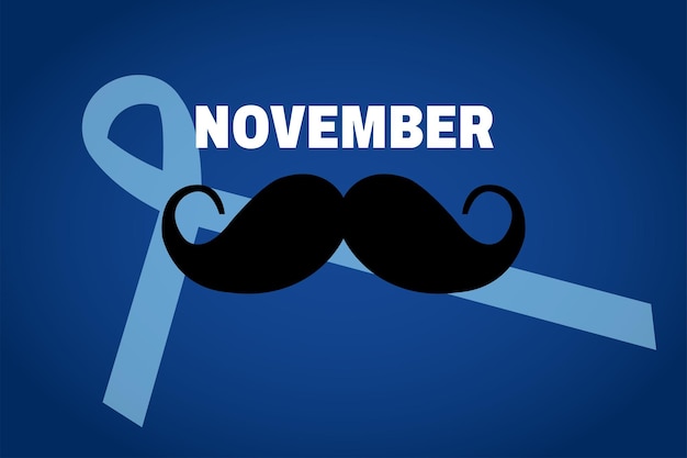 November azul design template é observado todos os anos em novembro