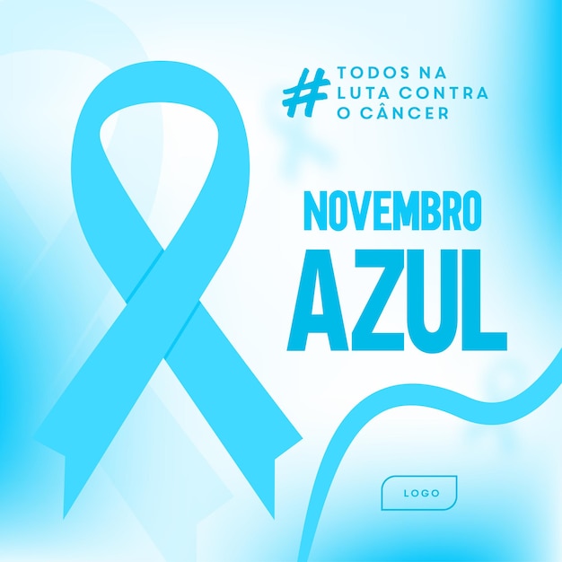 Vetor novembro azul