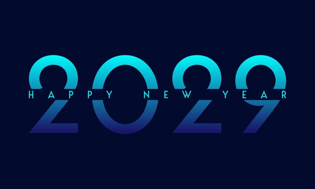 Vetor novo ano 2030 vetor de design feliz novo ano 2030 logotipo de design de fundo