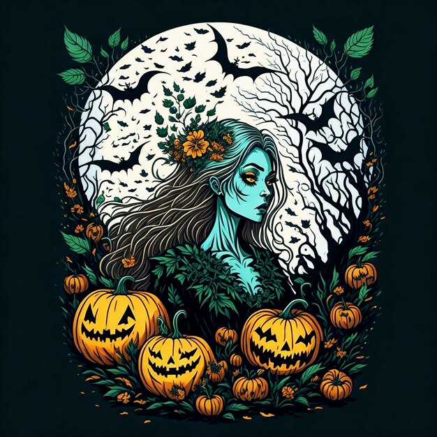 novo design de camiseta design moderno de camiseta design de camiseta de Halloween