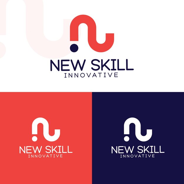 Vetor novo design do logotipo da skill