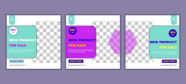 novo produto para venda design de post de mídia social