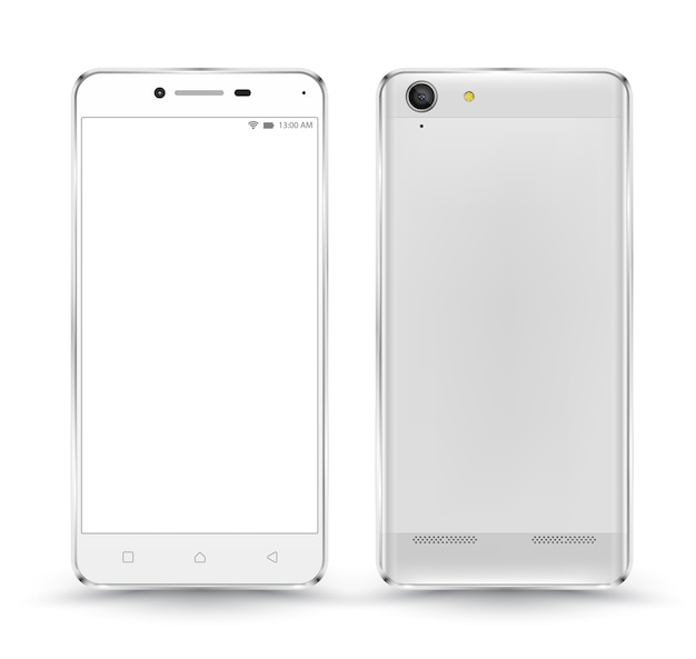 Novo smartphone celular realista