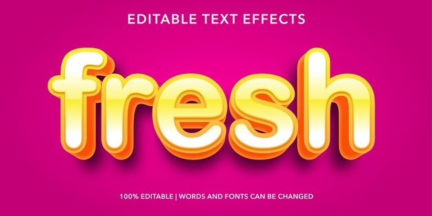 Novo texto editável Effect