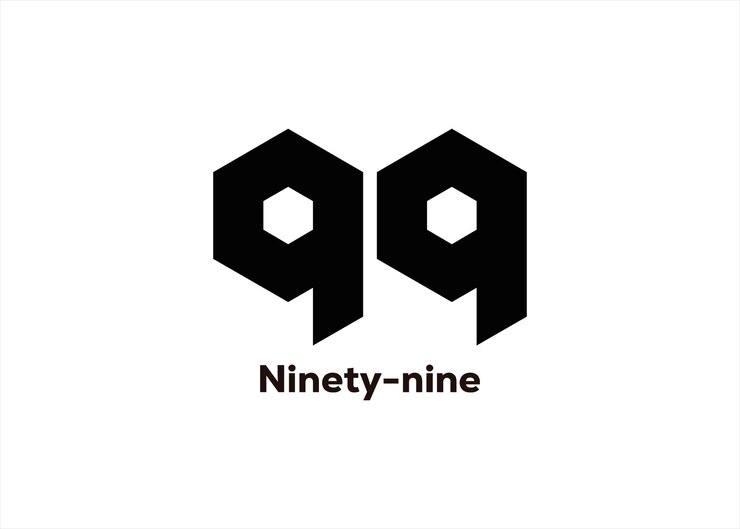 Vetor número de design de logotipo 99