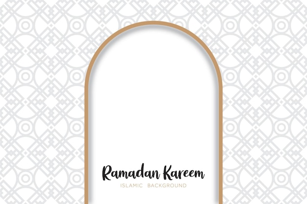 O belo design ramadan kareem com padrão decorativo pode ser usado para fazer o fundo