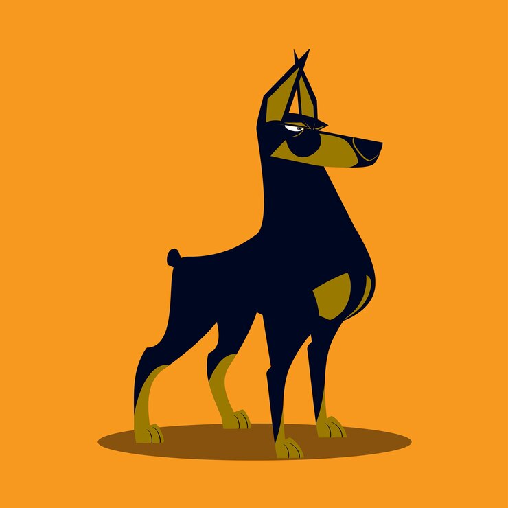 Vetor o cão de guarda