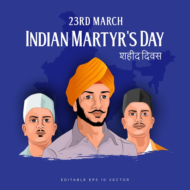 O Dia dos Mártires é observado na Índia em 25 de março, conhecido como Dia dos Mártires Indianos.