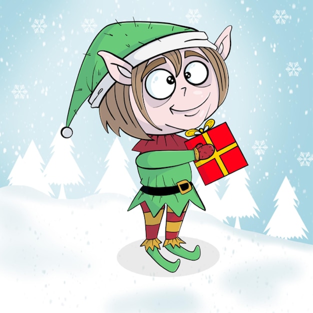O elfo e o presente