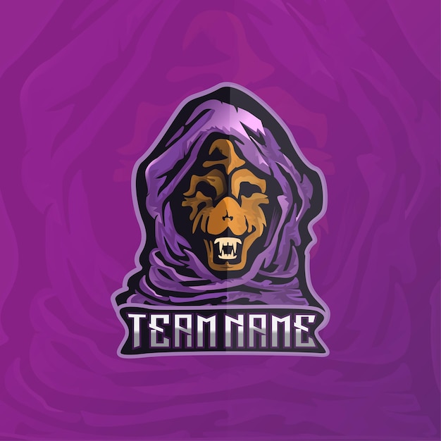 O feroz logotipo esport do manto roxo tem um significado