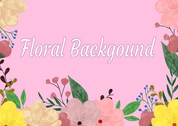 o fundo floral