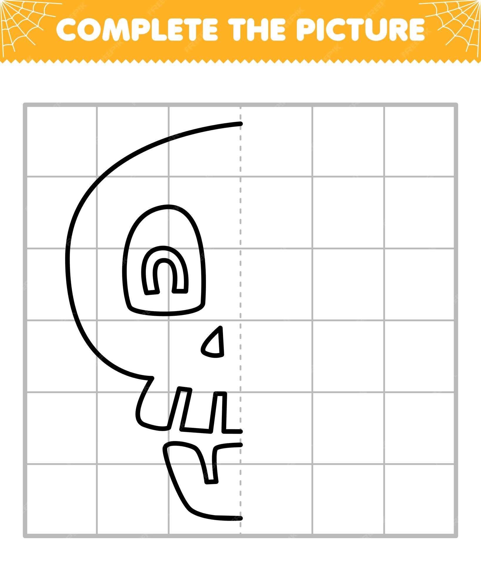 Jogo educacional para crianças sudoku fácil para crianças com cabeça de  menino bonito crânio e cérebro para impressão anatomia e planilha de órgão