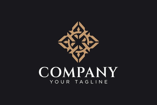 o letra com forma de flor decoração design de logotipo para decoração boutique de moda e jóias