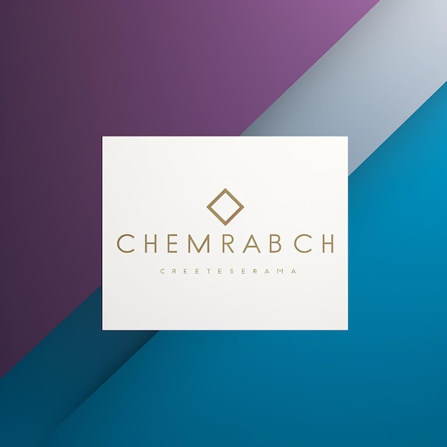 Vetor o logotipo da chromaarchitects é uma representação visual que combina elegantemente a elegância arquitetônica