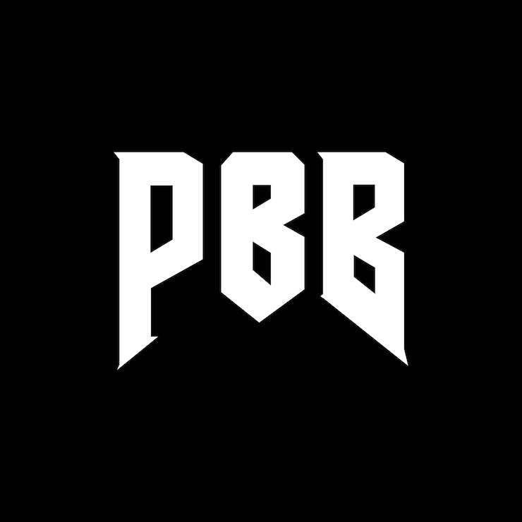 Vetor o logotipo da empresa de tecnologia pbb é uma combinação de cores preto e branco, o logotipo pbb, o vetor pbb, o ícone pbb, o alfabeto pbb, a tipografia e o design do logotipo.