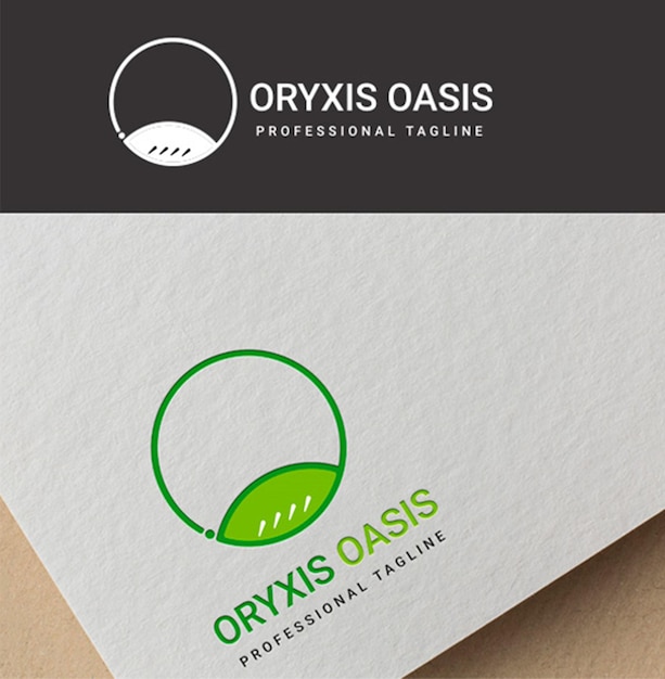 O logotipo da natureza abraça designs de marca eco-friendly inspirados na natureza