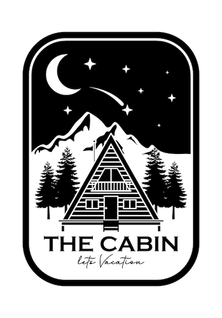 O logotipo do emblema da cabine BW